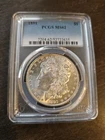 1891 Silver Morgan Dollar PCGS Graded MS62