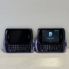 Lot of 2 - Pantech P6020 Swift AT T Purple Cell Phones - READ - S3:24 