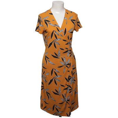 Mango Basics, Wickelkleid, Größe: S, Gelb/Schwarz, Print, Damen #SKm