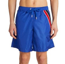 MONCLER Tricolour Swim Shorts - Blue Swim Trunks XL