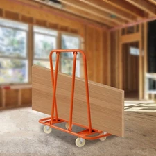Drywall Cart With Wheels Heavy Duty Sheet Shipping Tool 1600LBS Load Capacity