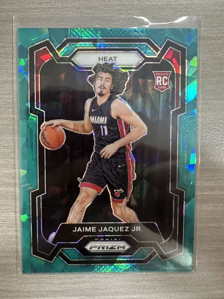 2023-24 PANINI PRIZM HEAT JAIME JAQUEZ JR.  #137 RC 085/225 TEAL ICE