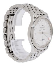 Jaeger LeCoultre Master Tripple Calendar Steel Mens 37mm Watch 140.8.87 6