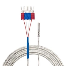 4 Wires Class A RTD PT100 Temperature Sensor/Probe, -200~200°C / -328~392°F, 2 M