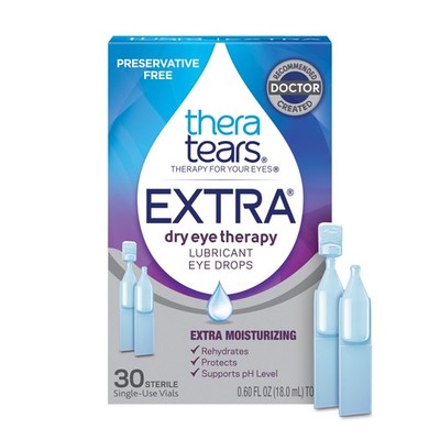 TheraTears Extra Dry Eye Therapy Preservative-Free Lubricating Eye Drops for ...