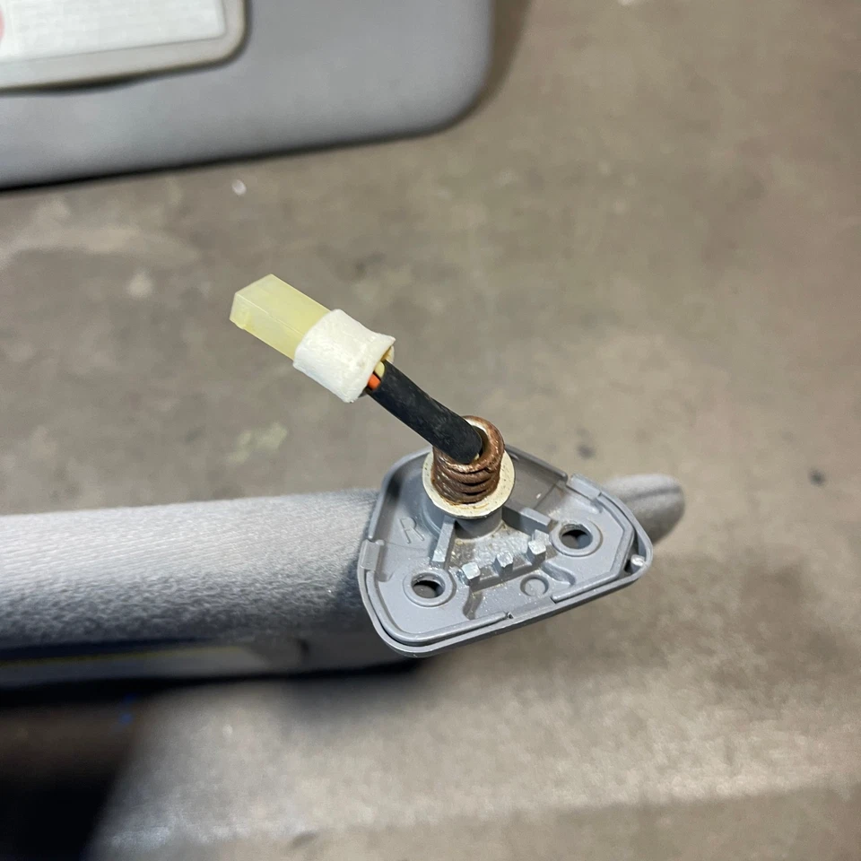 Nissan Pathfinder QX4 1997-2004 Juego de parasol gris luces OEM espejo de tela Foto 3 de 4