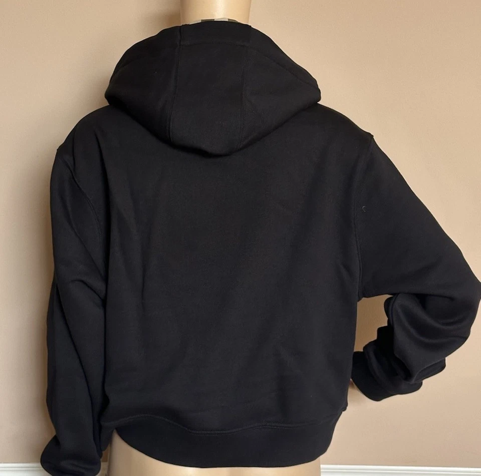 Sudadera a Cuadros con Logo Burberry Talley Negra S 8084391 Nueva con Etiquetas $760 Foto 3 de 4