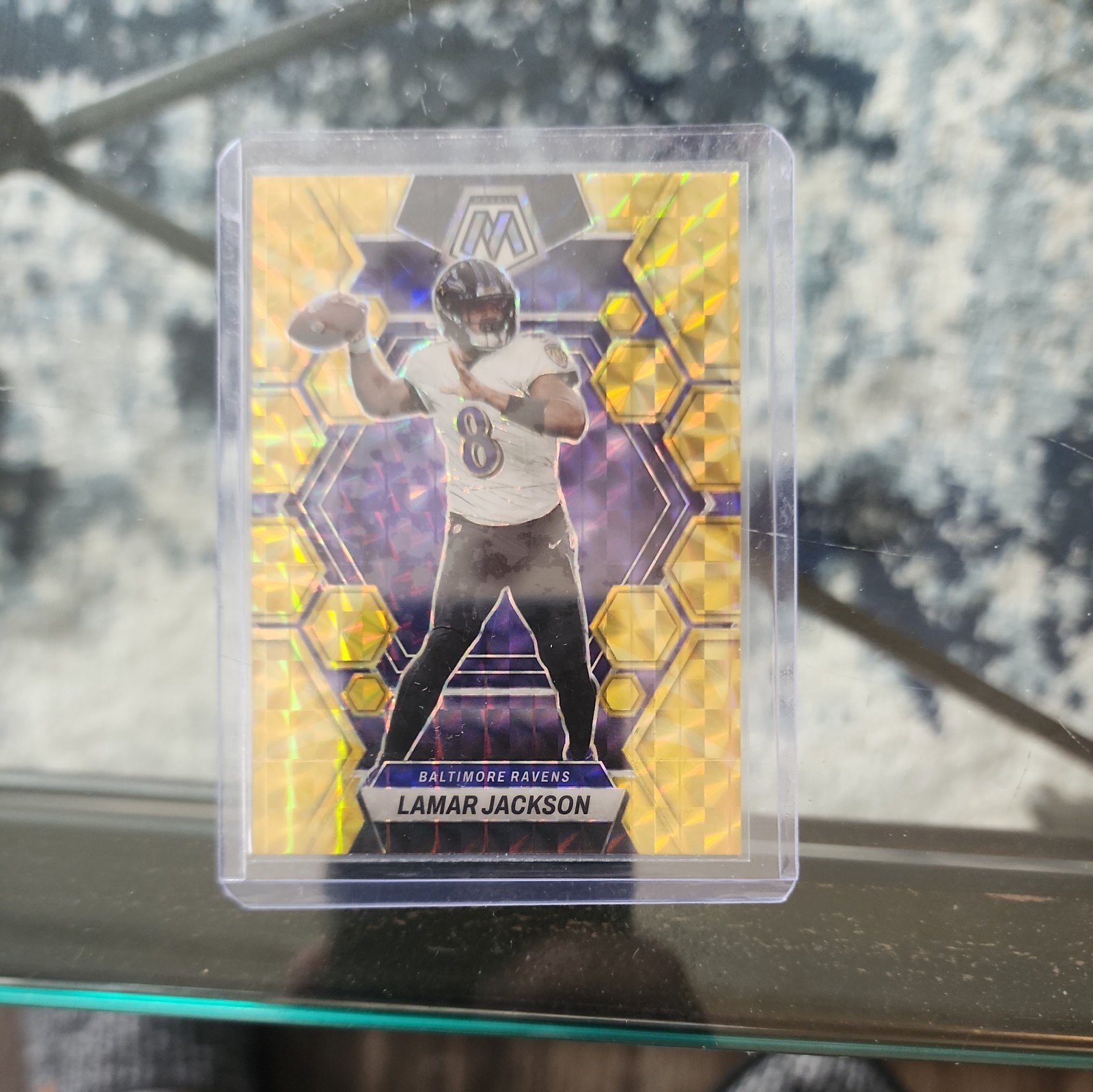 2023 Panini Mosaic - Lamar Jackson - #13 Honeycomb