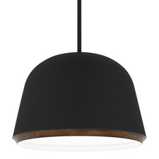 Quoizel TMR2820 Tamara 4 Light 20"W Wood Pendant - Black
