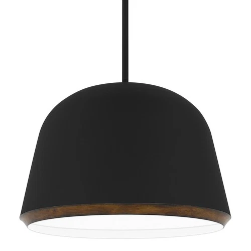 Quoizel TMR2820 Tamara 4 Light 20"W Wood Pendant - Black - Picture 1 of 4
