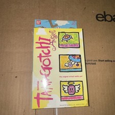 Tamagotchi Angel Yellow/Gold 1996-1997 BANDAI Original New Unused Box Damage