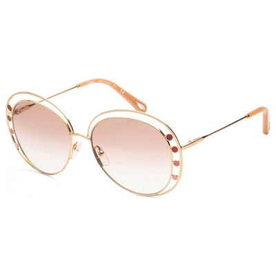 Chloe Gradient Brown Square Women Sunglasses CE169S 742 57  display picture 1