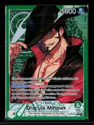 Dracule Mihawk OP14-020 Alternate Art Leader The Azure Sea's Seven