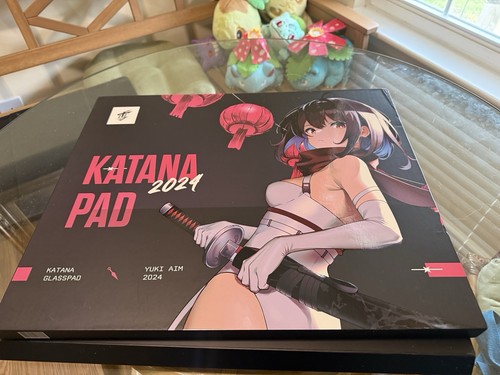 Yuki Aim Katana City Glass Mousepad - Limited Edition Mouse Pad