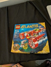 LEGO Atlantis 8060 Typhoon Turbo Sub NEW SEALED Retired 2010 197 Pieces