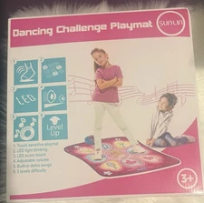 SUNLIN Dance Mat Dance Mixer Rhythm Step Play Mat Dance Game Toy with LED Lights