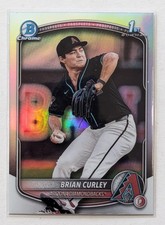 2025 Bowman Draft Chrome Brian Curley 1st Bowman Refractor #BDC-170 Diamondbacks