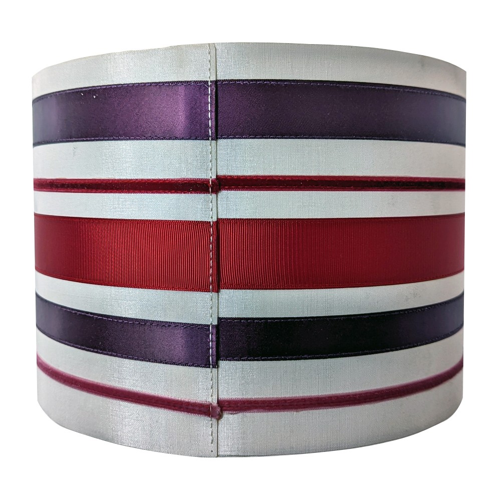 Litecraft Light Shade Striped 9.8inch Easy Fit Lampshade - Multicolour Clearance