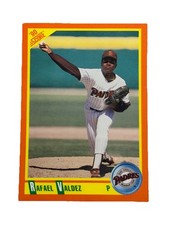 Excellent: Vintage 1990 SCORE Rafael Valdez San Diego Padres Trading Card