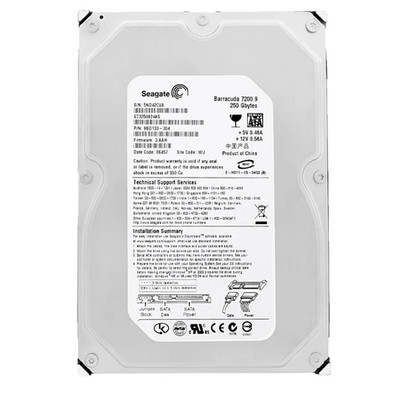 Seagate Barracuda 7200.9 250GB 7200RPM SATA 3Gb/s 8MB Cache 3.5'' HDD ST3250824AS