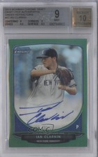 2013 Bowman Draft Green Refractor 71/75 Ian Clarkin #BCA-IC BGS 9 MINT Auto g6w