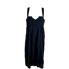 PIPER LANE Womens Dress Size 8 Black Sleeveless A-Line Casual Ladies