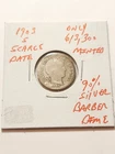 1903 S SCARCE DATE 90% SILVER LOW MINTAGE 613,300 BARBER DIME
