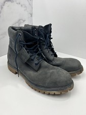 Timberland Boots Mens Size 13 Navy Leather Wa...