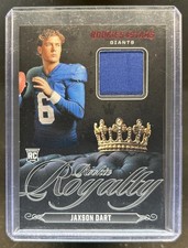 2025 Panini Rookies & Stars Jaxson Dart Rookie Royalty RC Jersey #RR-JDT Giants