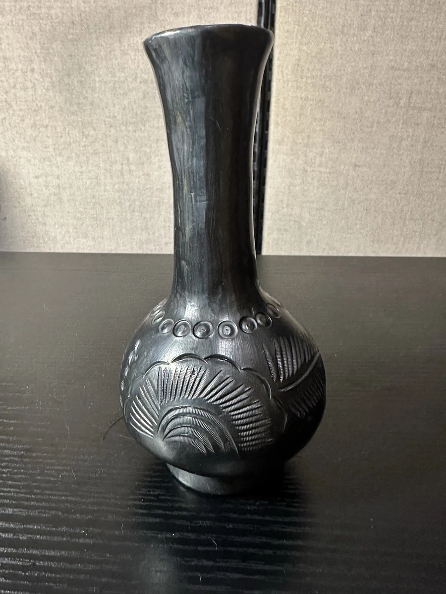 メキシコ製 黒陶器 花瓶 墨西哥花瓶| eBay