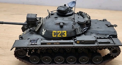 1/35 Built Model Kit U.S M48A3 Patton Tank w/Resin Sandbag Armor Vietnam War - Picture 5 of 7