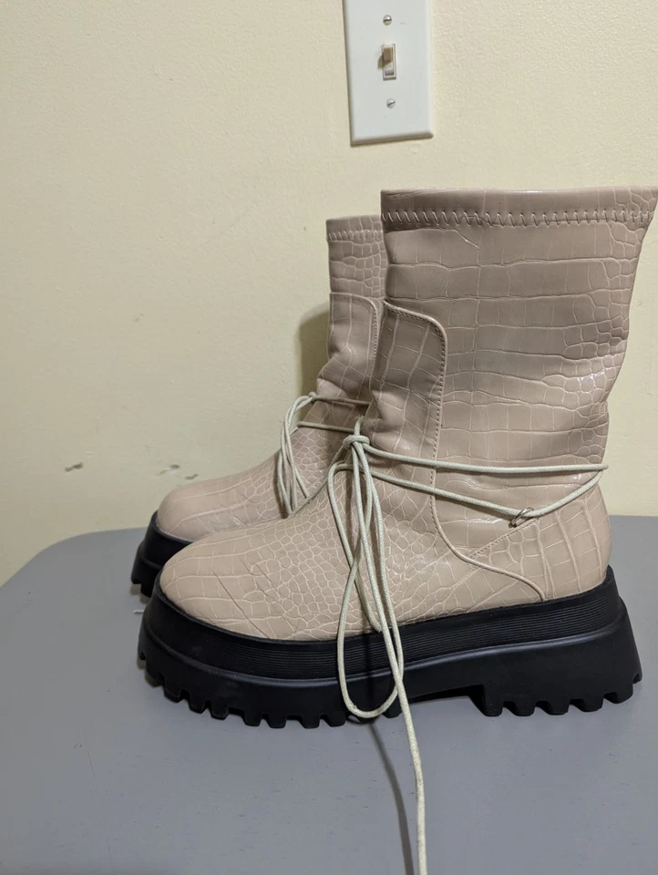 Botas Ego para mujer talla 9 media pantorrilla, cremalleras laterales, Reino Unido 41. Peso ligero. Foto 3 de 4