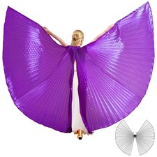 Belly Dance Isis Wings with Sticks Halloween Carnival Performance Dance Costu...