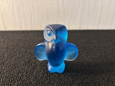 Sèvres Crystal Owl Figurine Glass