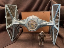 Star Wars Vintage 1978 Tie Fighter Battle damage   Pilot Original Kenner   READ