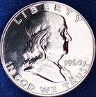 1960 Franklin Silver Half Dollar Ch Proof