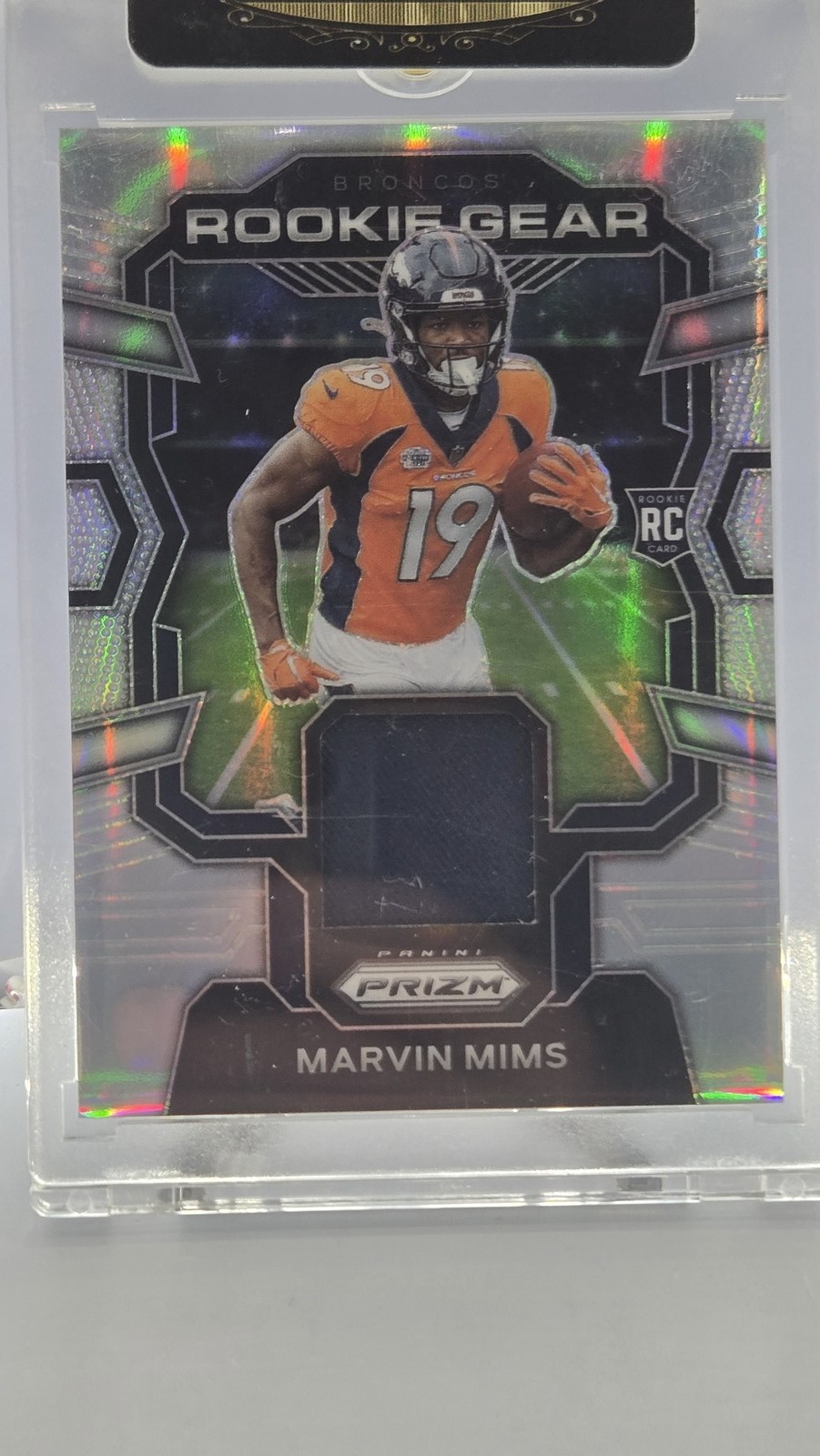 2023 Panini Prizm - Rookie Gear Marvin Mims #RG-MMS (MEM, RC)