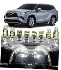 Car Interior LED Light Replacement for Toyota Highlander 2020-2024,6000K