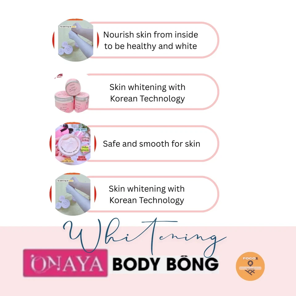 Best Whitening Cream For Body - ONAYA Cotton Body Cream For Skin 250 gm - Image 3 of 4