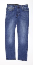 Herrenjeans UK Gr&ouml;&szlig;e 32 Crosshatch Regular Fit Straight
