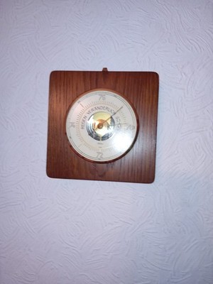 Barometer  Wetterstation Wanduhr Deko Retro Vintage