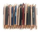 20ct Lot Misprint Metal Retractable Click Pens by Color: Mixed w/Rose Gold Trim