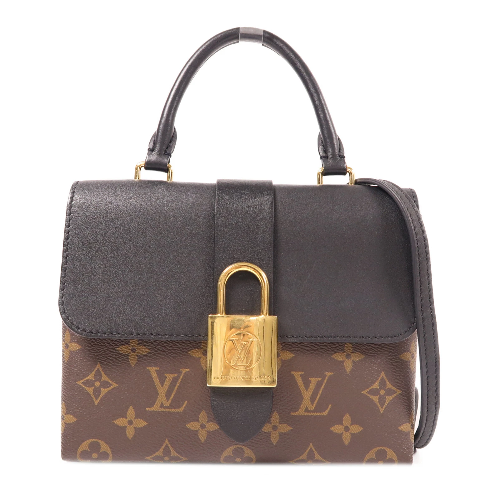 LOUIS VUITTON（LV） Borsa a tracolla Louis Vuitton LV GHW Locky BB 2 vie M44141 monogramma marrone