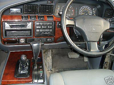 RHD SET TOYOTA LAND CRUISER FIT 1995 1996 1997 INTERIOR GRAIN WOOD DASH TRIM KIT - Bild 4 von 6