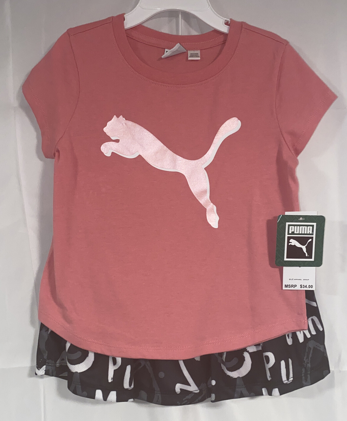black and pink puma shirt