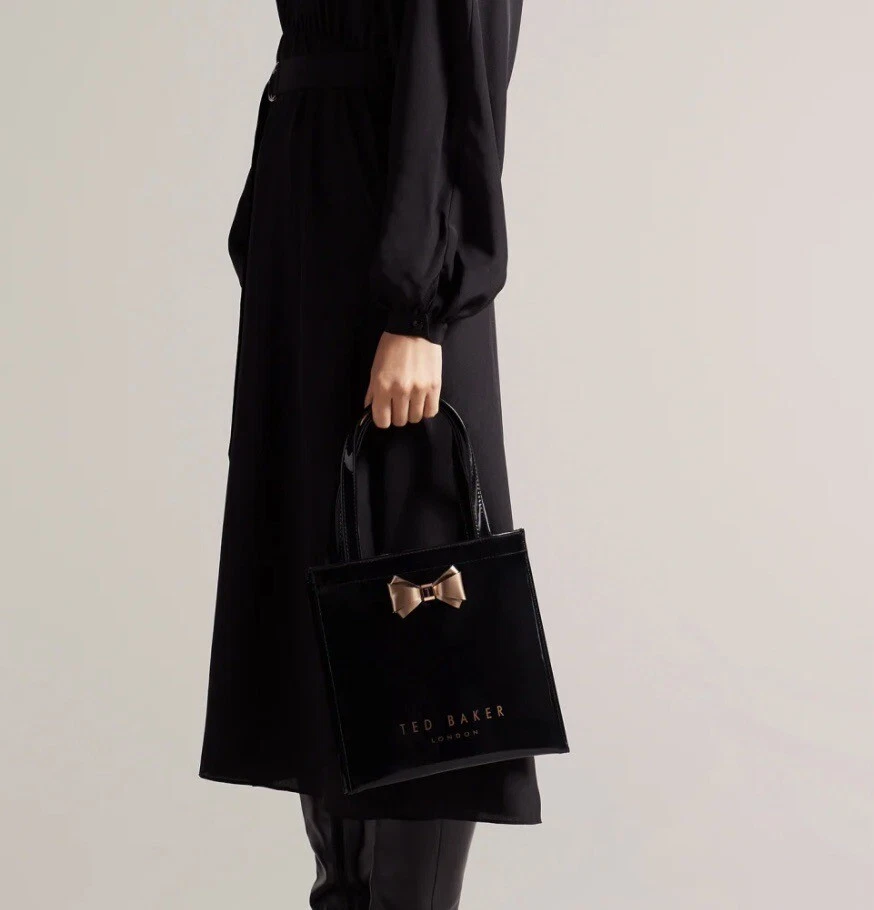 Bow detail small online icon bag ted baker
