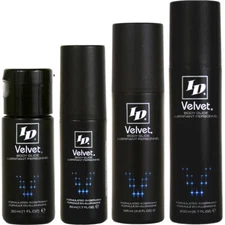 ID Velvet Luxuriously Smooth Silicone Based Body Glide Lubricant - Select Size