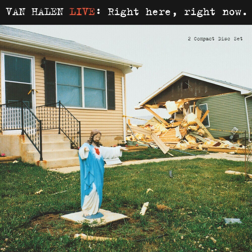 Van Halen Live Right Here Right Now 12x12 Album Cover Replica