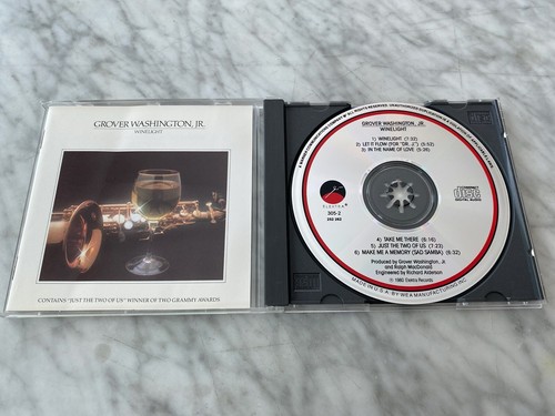 Grover Washington Jr. Winelight CD EARLY PRESS! Elektra 305-2 Let It Flow OOP!