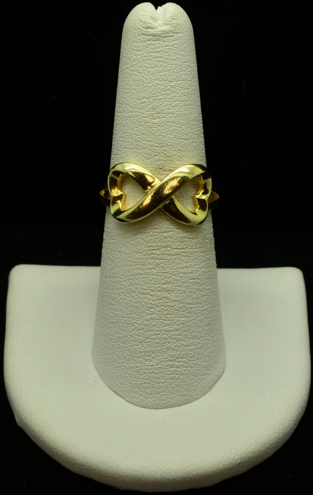 Sterling Silver Simple Heart Infinity Ring SZ- 7.… - image 1